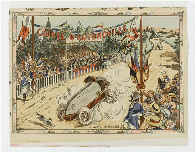 COURSE D'AUTOMOBILES (titre inscrit)