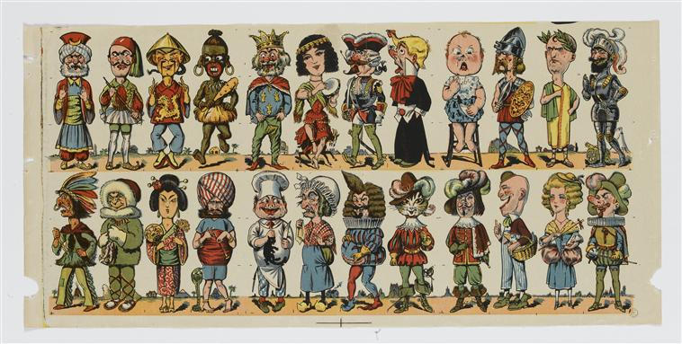 Galerie de portraits charge (titre factice)