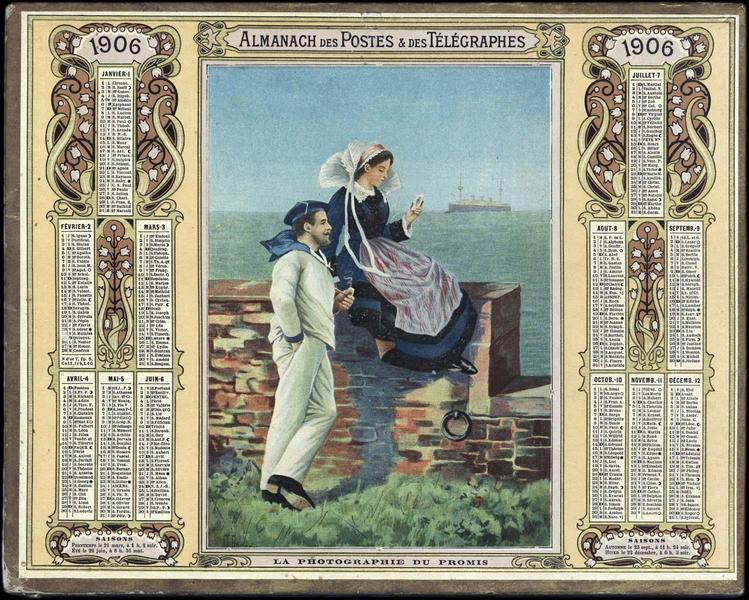 ALMANACH DES POSTES & DES TELEGRAPHES / LA PHOTOGRAPHIE DU PROMIS (titre inscrit)