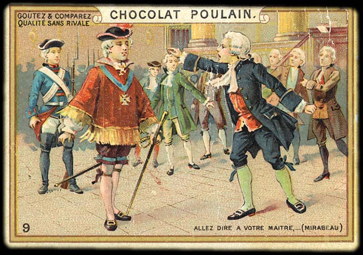 9 ALLEZ DIRE A VOTRE MAITRE .. (MIRABEAU) (titre inscrit)