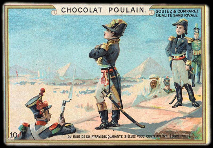 10 DU HAUT DE CES PYRAMIDES QUARANTE SIECLES VOUS CONTEMPLENT (BONAPARTE) (titre inscrit)