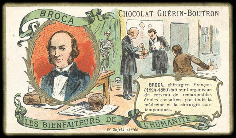 LES BIENFAITEURS DE L'HUMANITÉ ; BROCA (titre inscrit)