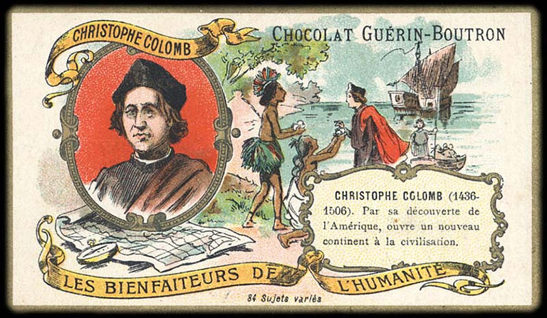 LES BIENFAITEURS DE L'HUMANITÉ ; CHRISTOPHE COLOMB (titre inscrit)