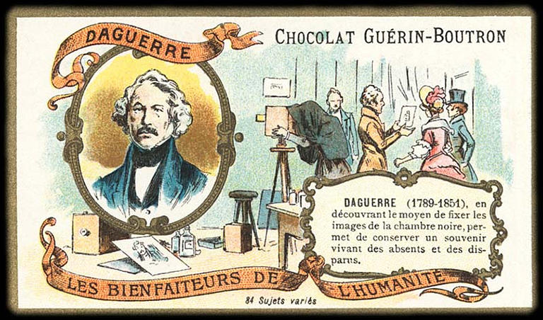 LES BIENFAITEURS DE L'HUMANITÉ ; DAGUERRE (titre inscrit)
