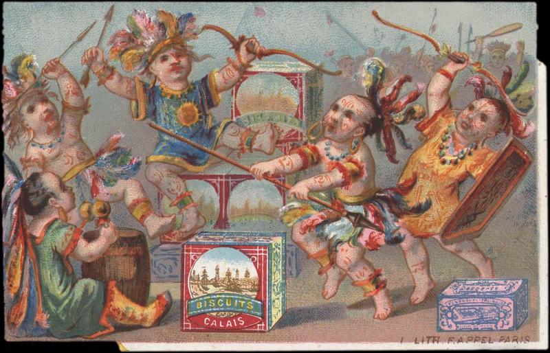 Danseurs et musiciens amerindiens (titre factice)