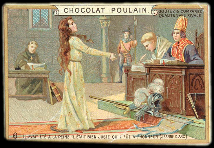 6 IL AVAIT ETE A LA PEINE, IL ETAIT BIEN JUSTE QU'IL FUT A L'HONNEUR (JEANNE D'ARC) (titre inscrit)