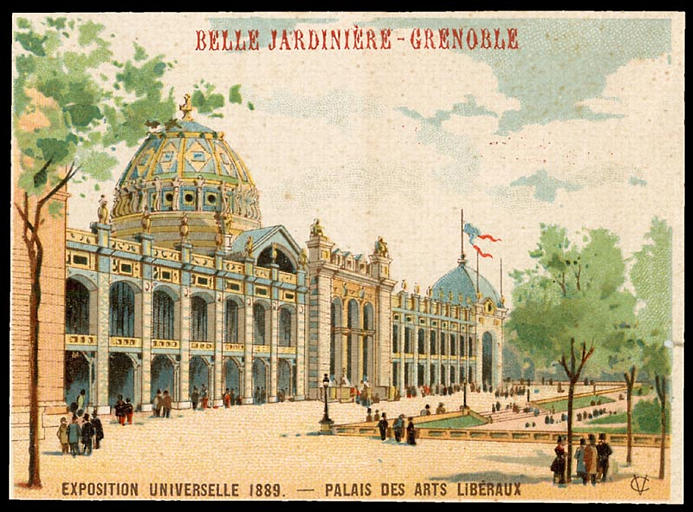 EXPOSITION UNIVERSELLE 1889. - PALAIS DES LIBERAUX (titre factice)