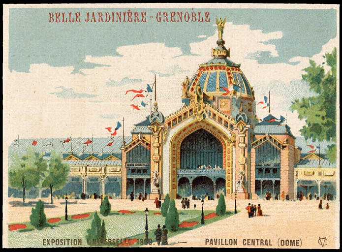EXPOSITION UNIVERSELLE 1889. - PAVILLON CENTRAL (DOME) (titre factice)