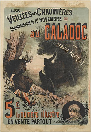 LES / VEILLÉES DES CHAUMIÈRES / Commenceront le 1er NOVEMBRE / au GALADOC (titre inscrit)