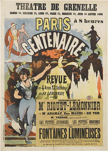 PARIS / CENTENAIRE (titre inscrit)