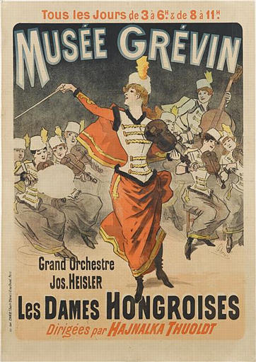 MUSEE GREVIN / Grand Orchestre / Jos. HEISLER / LES DAMES HONGROISES / Dirigées par HAJNALKA THUOLDT (titre inscrit)