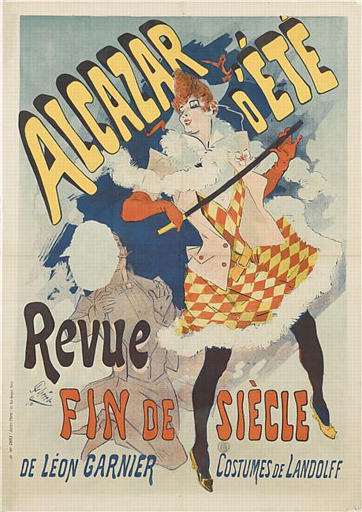 ALCAZAR D'ÉTÉ / Revue / FIN DE SIÈCLE / DE LÉON GARNIER COSTUME DE LANDOLFF (titre inscrit)