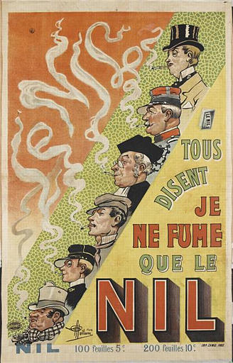 TOUS / DISENT / JE / NE FUME / QUE LE / NIL (titre inscrit)