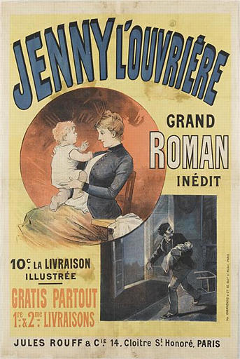 JENNY L'OUVRIÈRE / GRAND / ROMAN / INÉDIT (titre inscrit)