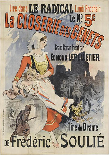 LA CLOSERIE DES GENETS / Grand Roman Inédit par / EDMOND LEPELLETIER (titre inscrit)