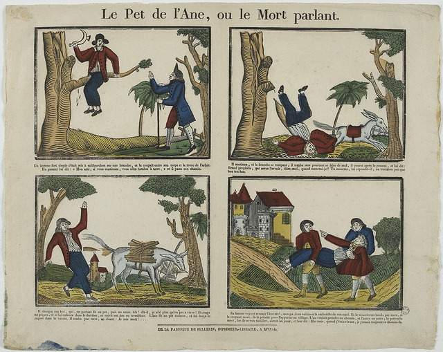 Le Pet de l'Ane, ou le Mort parlant. (titre inscrit)