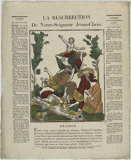 LA RESURRECTION / De Notre-Seigneur Christ. (titre inscrit)