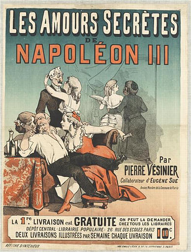 LES AMOURS SECRÈTES / DE / NAPOLÉON III (titre inscrit)