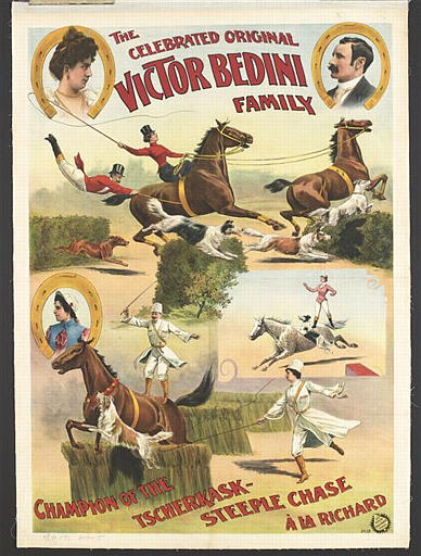 THE / CELEBRATED ORIGINAL / VICTOR BEDINI / FAMILY (titre inscrit, anglais)