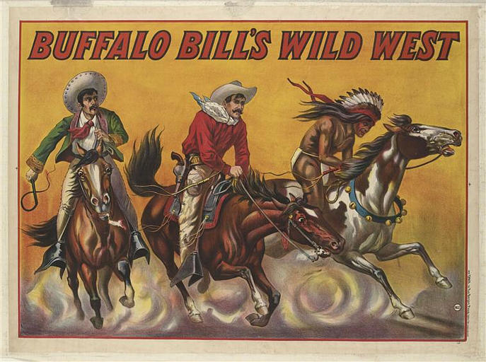 BUFFALO BILL'S WILD WEST (titre inscrit, anglais)