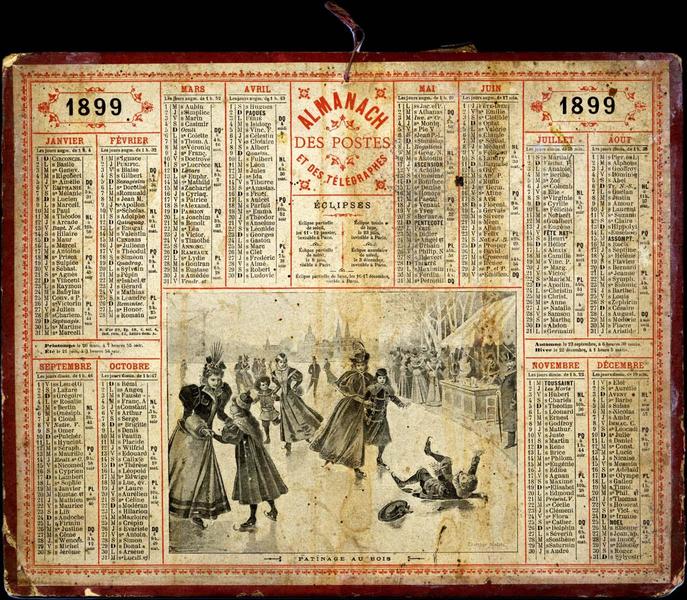 ALMANACH / DES POSTES / & DES TELEGRAPHES / 1899 (titre inscrit)