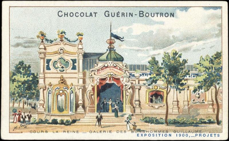 COURS LA REINE-GALERIE DES BONHOMMES GUILLAUME / EXPOSITION Universelle 1900, -PROJETS (titre inscrit)