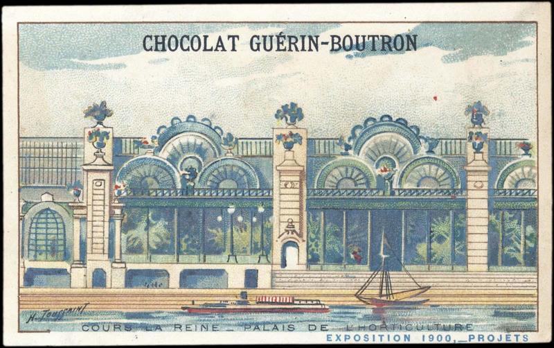 COURS LA REINE-PALAIS DE L'HORTICULTURE / EXPOSITION Universelle 1900, -PROJETS (titre inscrit)