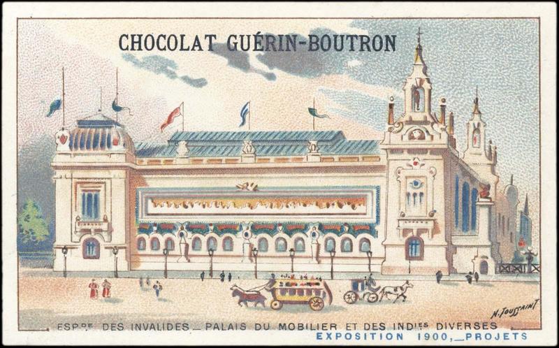 ES¨DE DES INVALIDES - PALAIS DU MOBILIER ET DES INDIES. DIVERSES / EXPOSITION Universelle 1900, -PROJETS (titre inscrit)