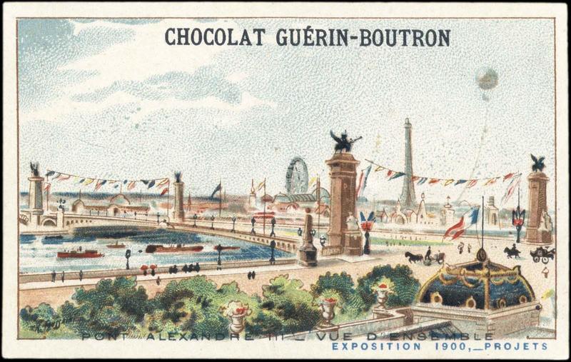 PONT ALEXANDRE III - VUE D'ENSEMBLE / EXPOSITION Universelle 1900, -PROJETS (titre inscrit)
