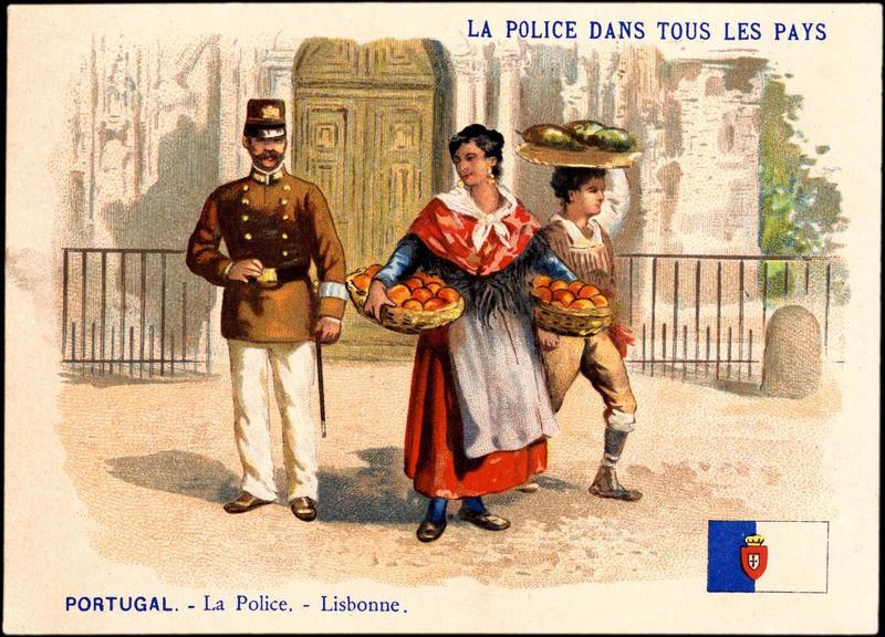 LA POLICE DANS TOUS LES PAYS / PORTUGAL. - La Police. - Lisbonne (titre inscrit)