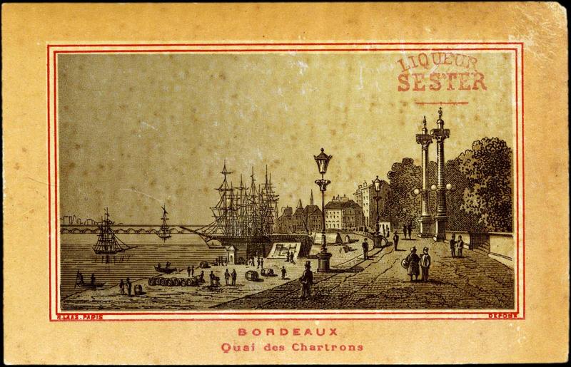 BORDEAUX / Quai des Chartrons (titre inscrit)