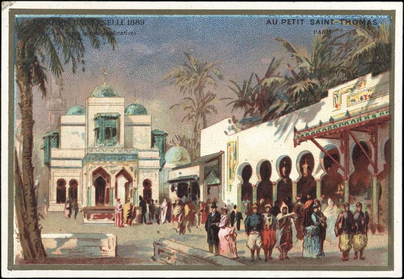 EXPOSITION UNIVERSELLE 1889 / Vue générale de l'Exposition du Maroc (titre inscrit)