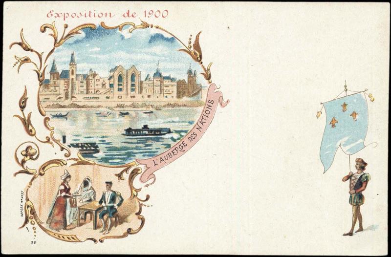 Exposition universelle de 1900 / L'AUBERGE DES NATIONS (titre inscrit)