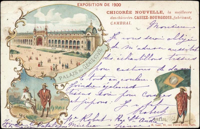 EXPOSITION Universelle DE 1900 / PALAIS DU GENIE CIVIL / BRESIL (titre inscrit)