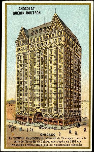 CHICAGO / Le TEMPLE MACONNIQUE (titre inscrit)