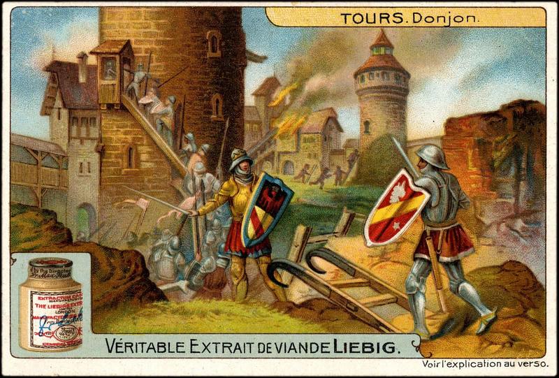 TOURS. Donjon (titre inscrit)