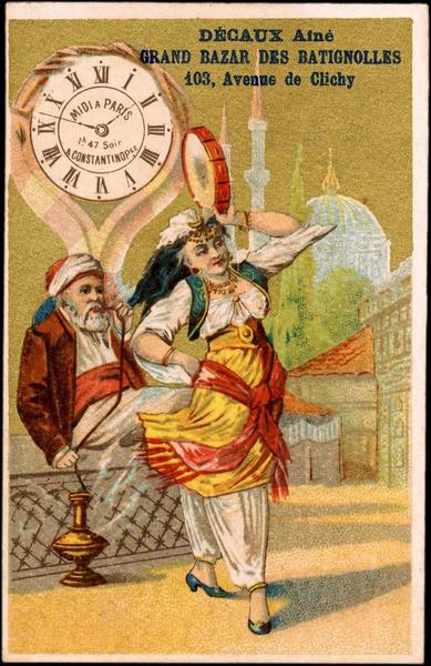 MIDI A PARIS / 1h.47 Soir / A CONSTANTINOPLE (titre inscrit)