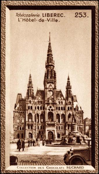 253. / Tchécoslovaquie. LIBEREC. / L'Hôtel-de-Ville (titre inscrit)