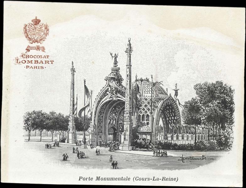 Porte Monumentale (Cours-la -Reine) (titre inscrit) [Exposition Universelle 1900]