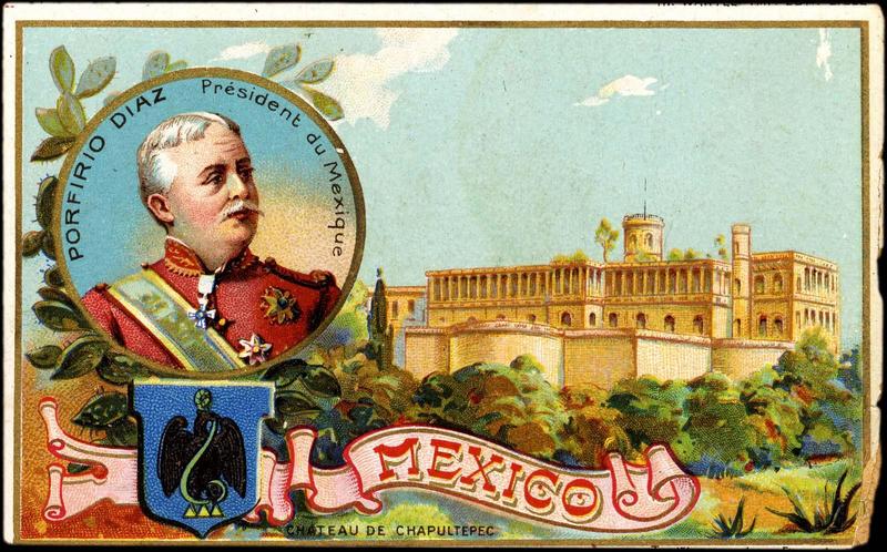 MEXICO / CHATEAU DE CHAPULTEPEC / PORFIRIO DIAZ / Président du Mexique (titre inscrit)