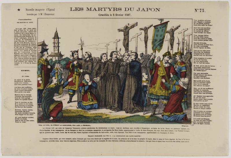 LES MARTYRS DU JAPON (titre inscrit)