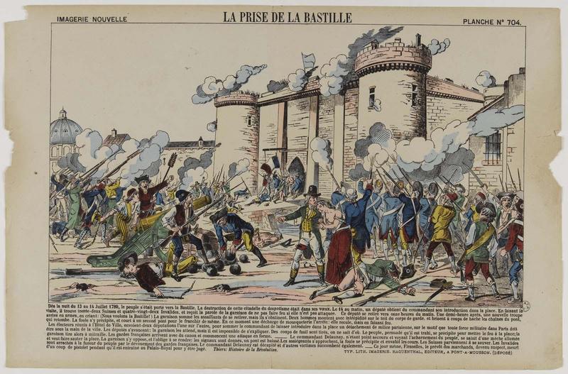 LA PRISE DE LA BASTILLE (titre inscrit)