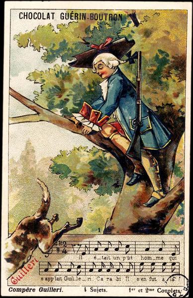 Compère Guilleri perché sur un arbre (titre factice)