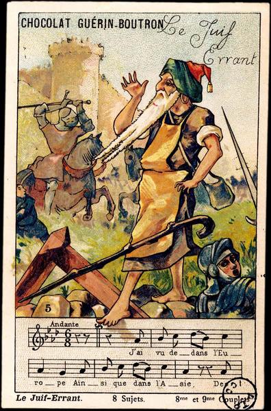 Le Juif-Errant au milieu d'une bataille (titre factice)