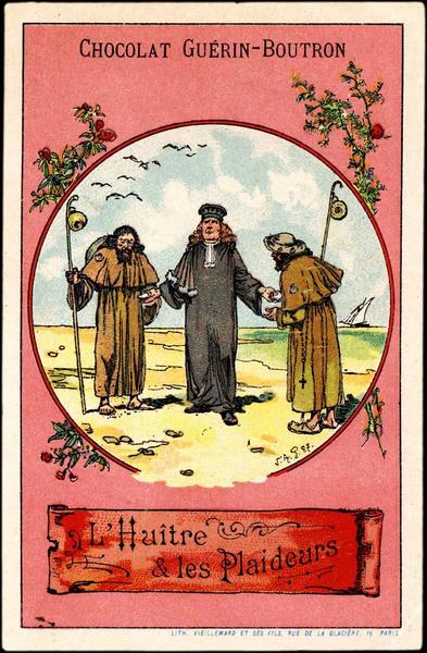 L'HUITRE ET LES PLAIDEURS (titre inscrit)