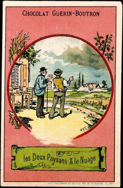 LES DEUX PAYSANS ET LE NUAGE (titre inscrit)