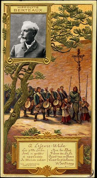 Hippolyte Berteaux peintre, Bretagne mystique (titre inscrit)