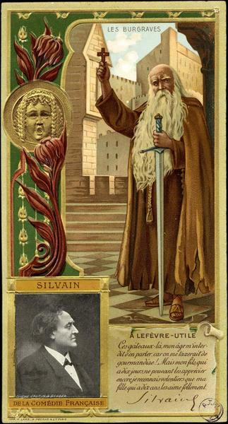 Silvain de la Comédie française, les Burgraves (titre inscrit)