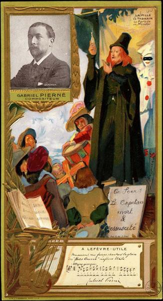 Gabriel Pierné compositeur, La fille de Tabarin, la parade de Mondor (titre inscrit)