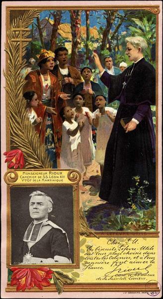 Monseigneur Rioux camérier de s.s. Léon XIII Vre gal de la Martinique (titre inscrit)